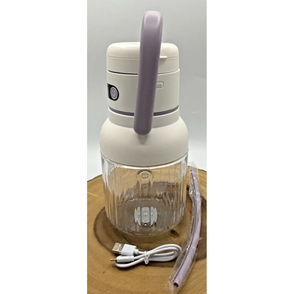 ZHENMI Portable Blender, Personal Blender for Smoothies/Shakes Cordless Purple